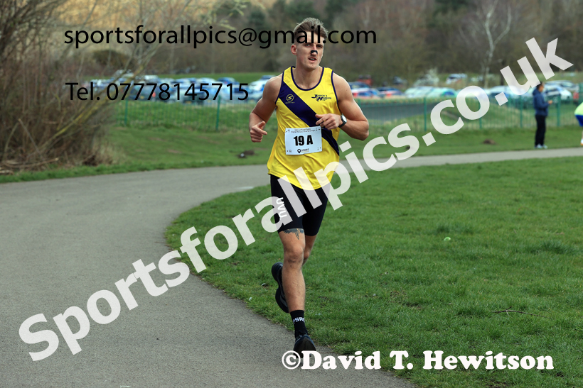 Senior Mens 2026 NECAA Royal Signals Road Relays, Hetton Lyons Country Park, Hetton le Hole. Photo: David T. Hewitson/Sports for All Pics